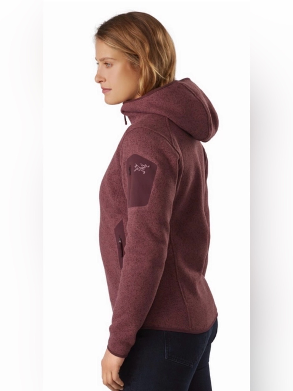 Arcteryx Covert Burgundy Hoody Full Zip Hooded Jacket